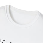 Cursive Chalkboard Writing T-Shirt