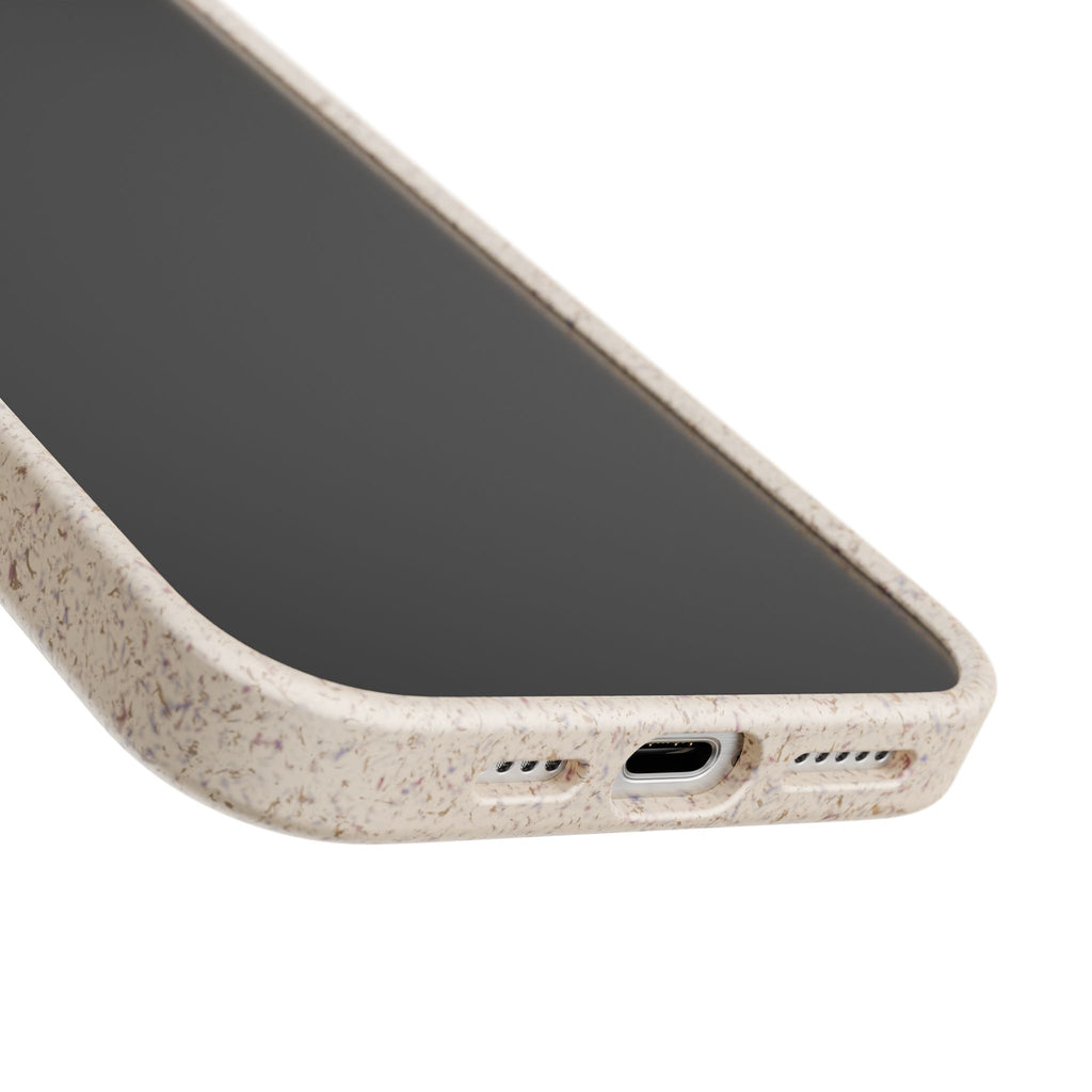 Biodegradable Phone Case — Eco-Friendly Forest Sketch Pattern