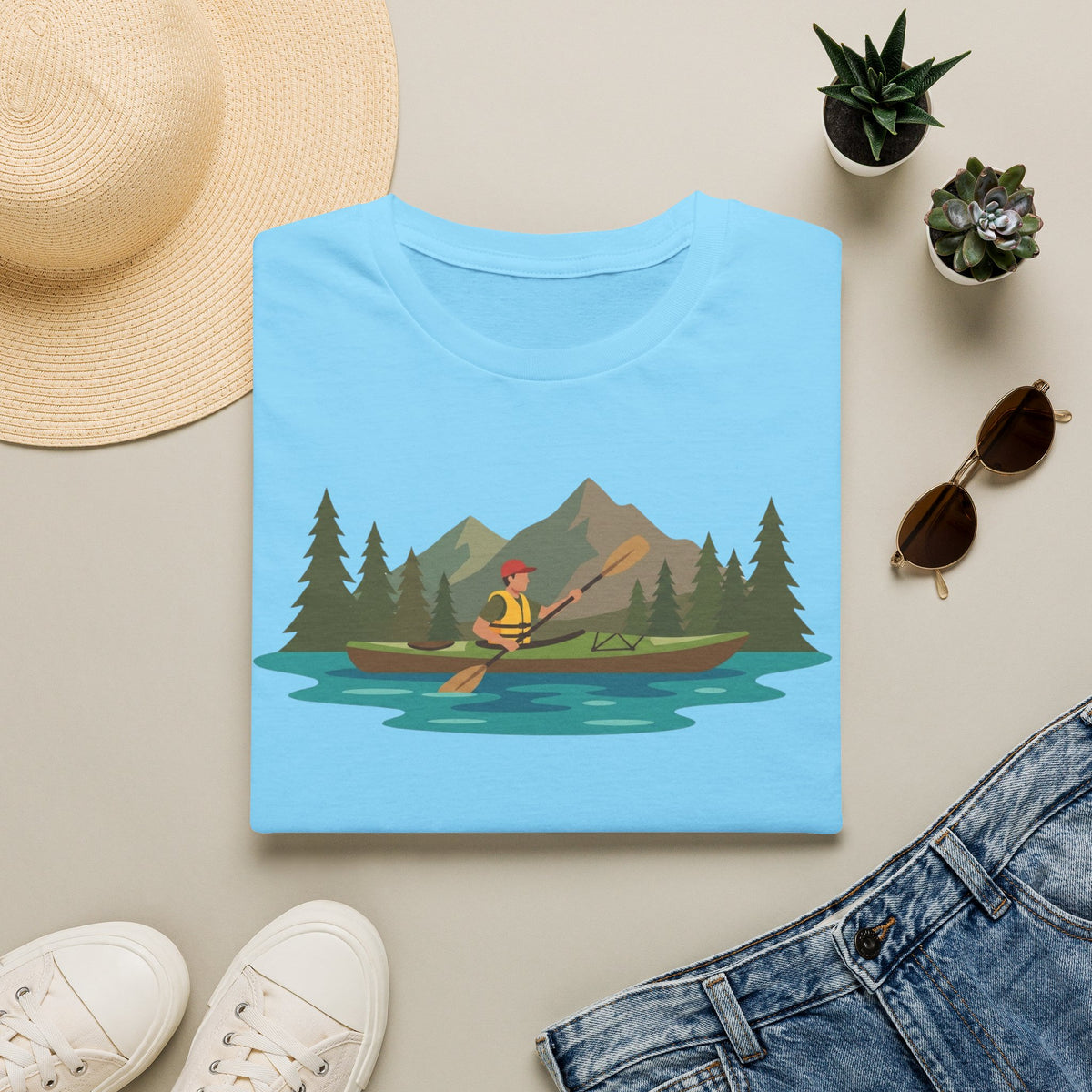 Kayaking Graphic T-Shirt