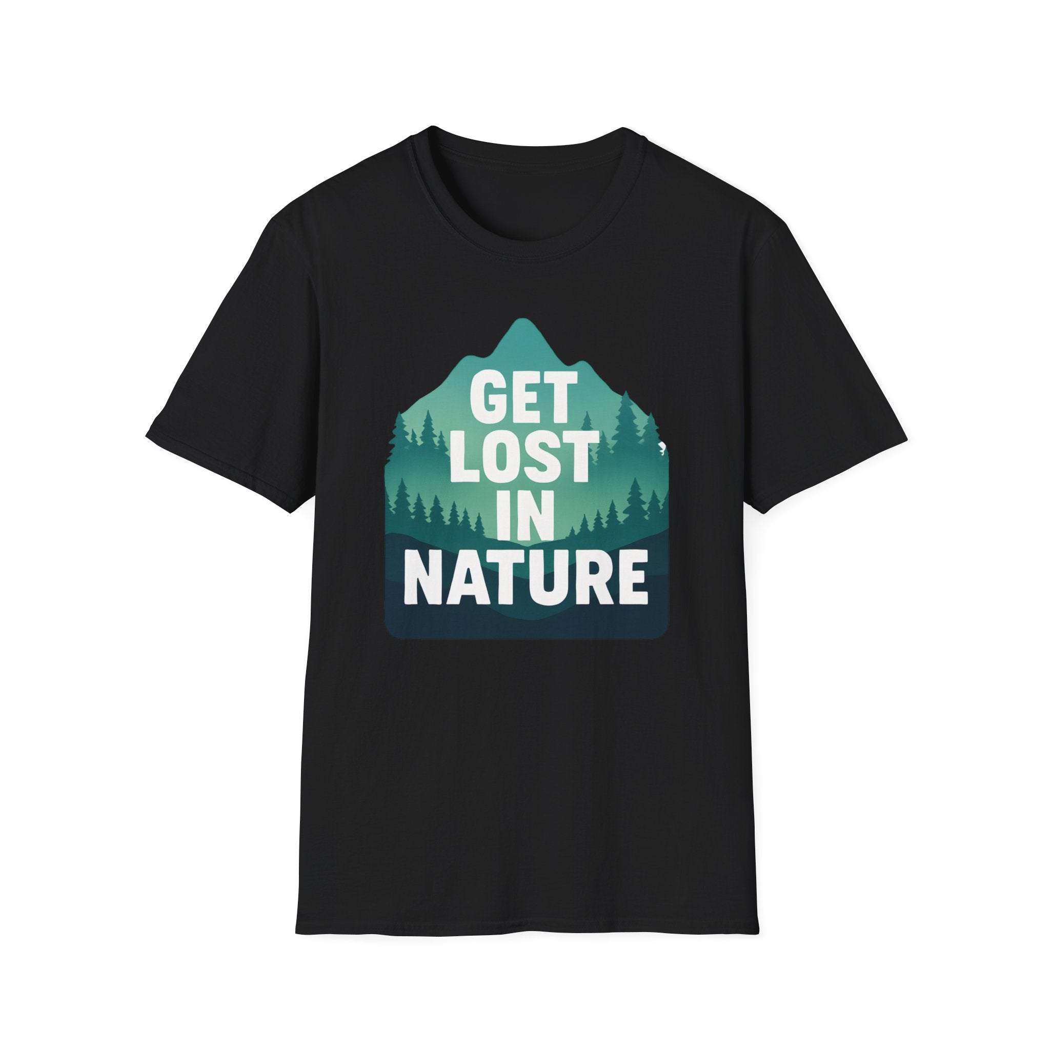 "Get Lost in Nature" Pine Trees T-Shirt
