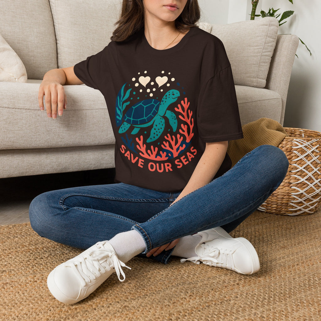 Save Our Seas Sea Turtle T-Shirt — Ocean Conservation Tee
