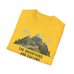 Campground Scenic T-Shirt — Minimalist Tent & Campfire Graphic