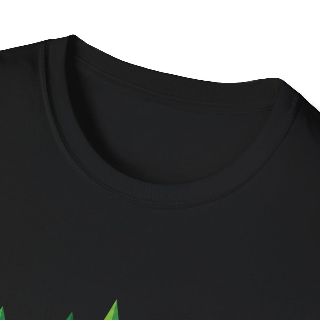 Forest Graphic T-Shirt — Minimal Green Pine Trees Tee