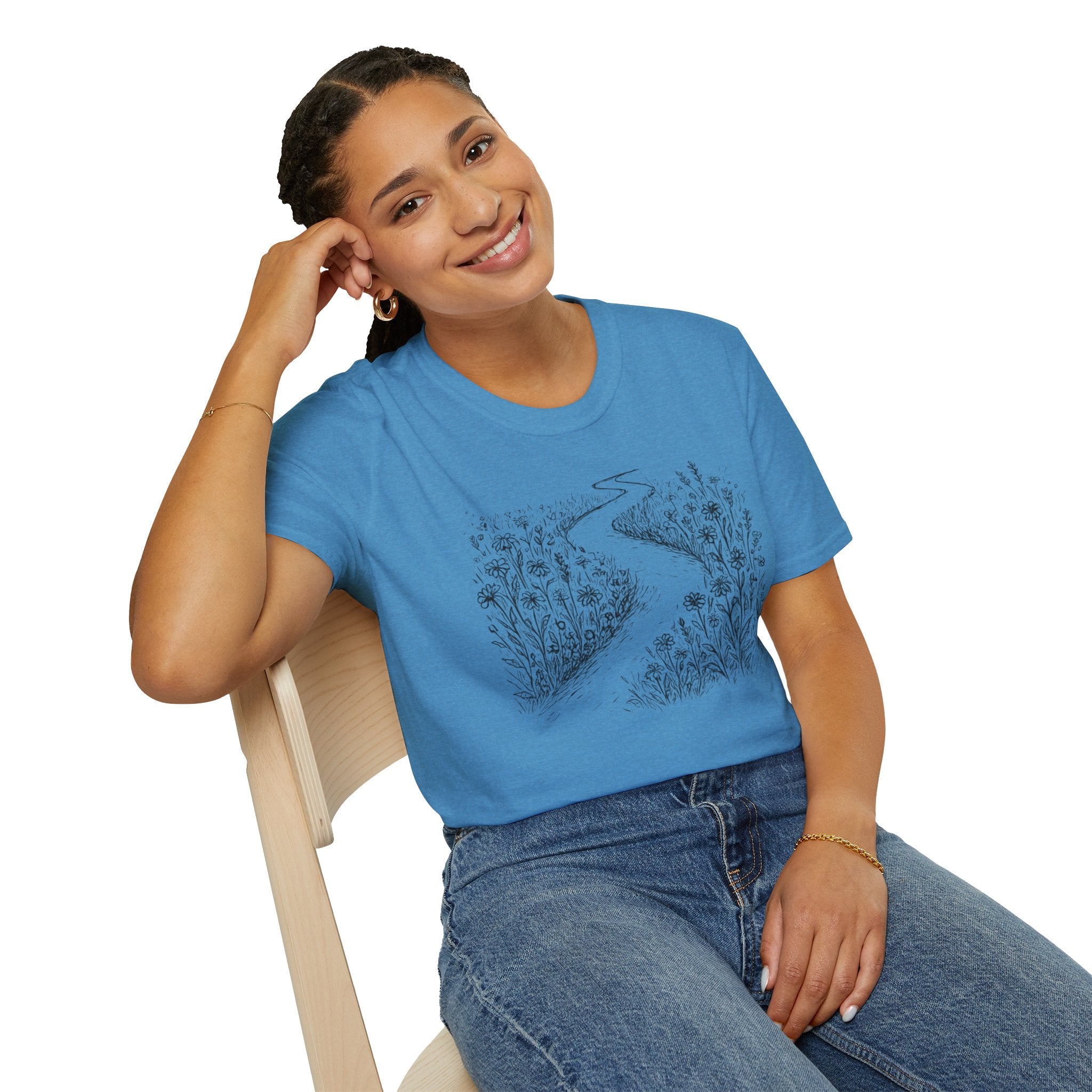 Winding Path Through The Meadow T-Shirt