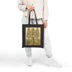 Tote Bag — Rustic ‘Nap Meadow / Mystic Lake’ Camping Sign Canvas Tote