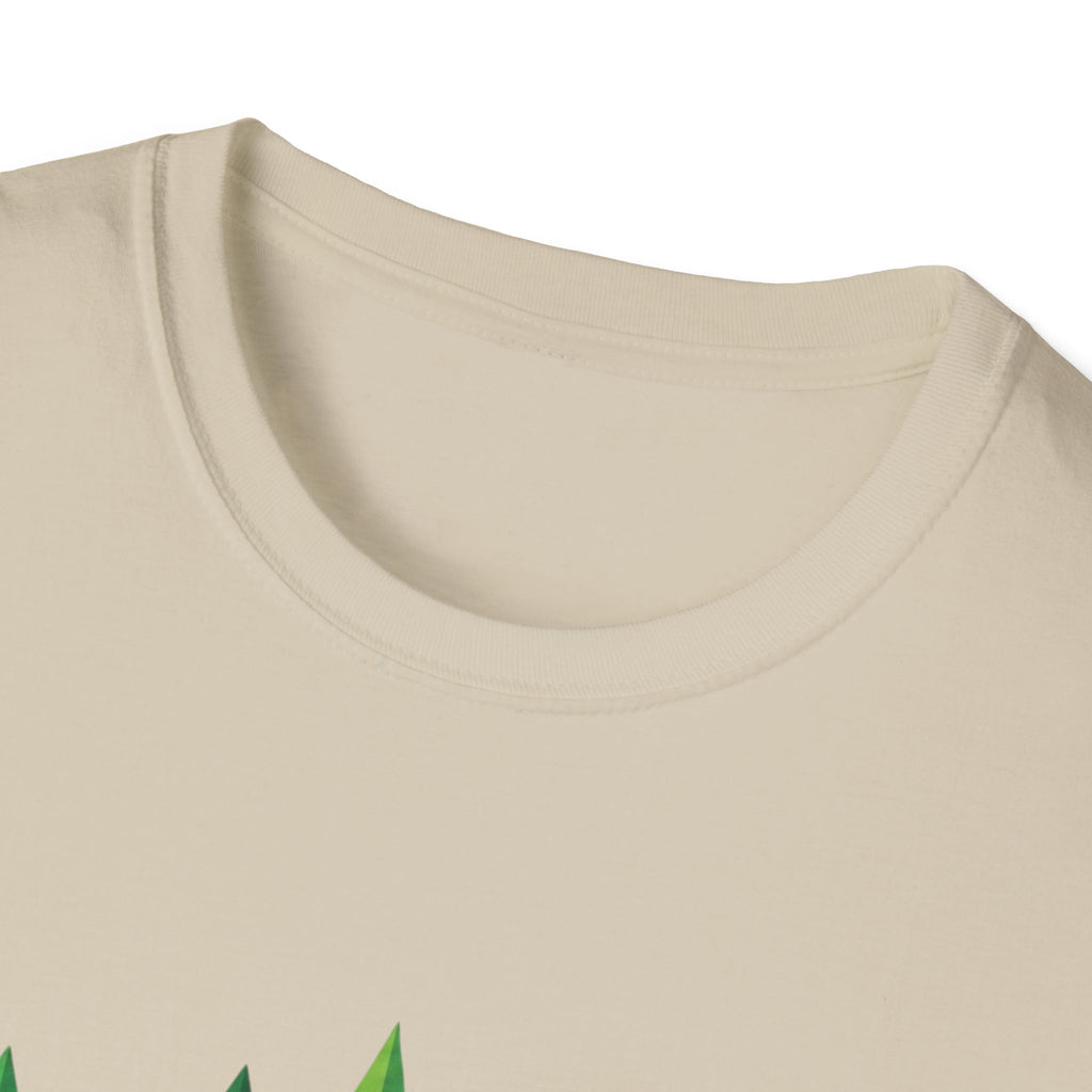 Forest Graphic T-Shirt — Minimal Green Pine Trees Tee