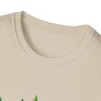Forest Graphic T-Shirt — Minimal Green Pine Trees Tee