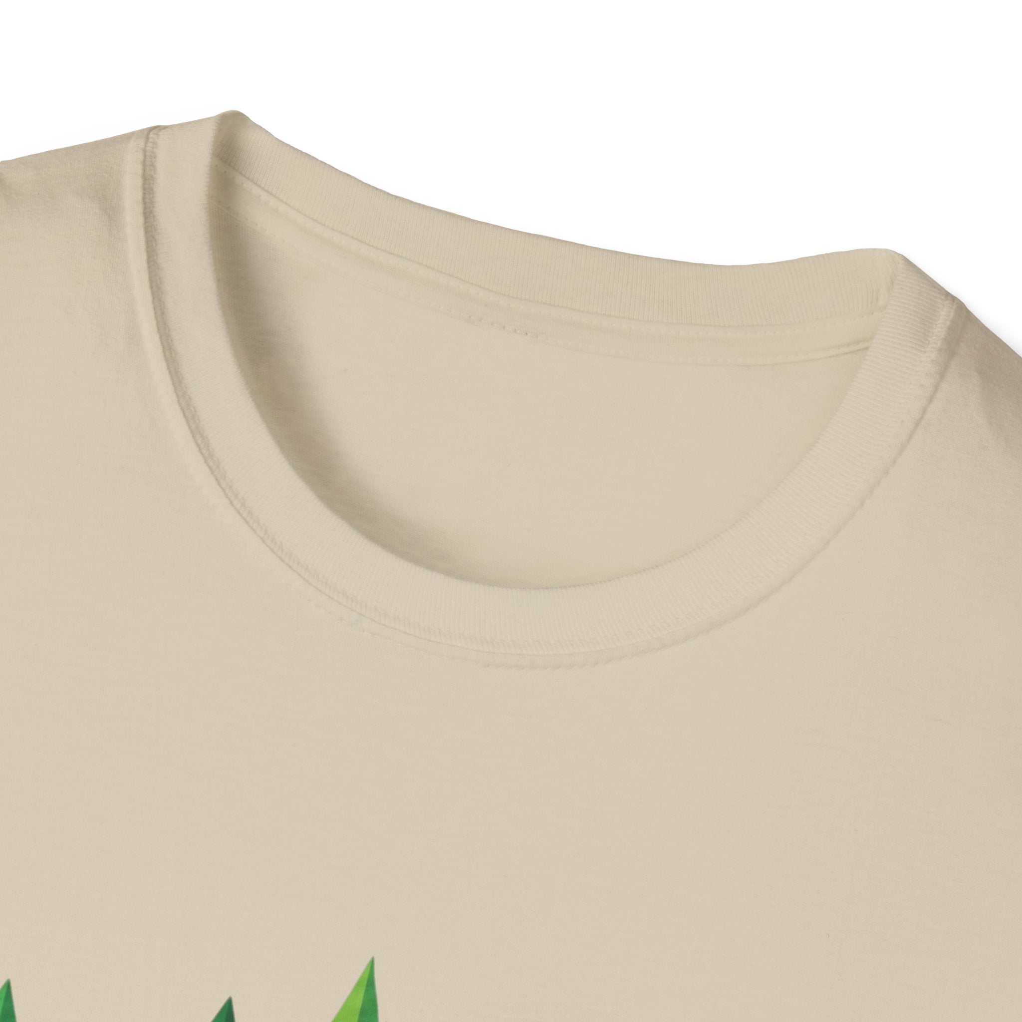 Forest Graphic T-Shirt — Minimal Green Pine Trees Tee