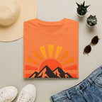 Chase The Sunrise Mountain T-Shirt — Sunrise & Peaks Graphic Tee