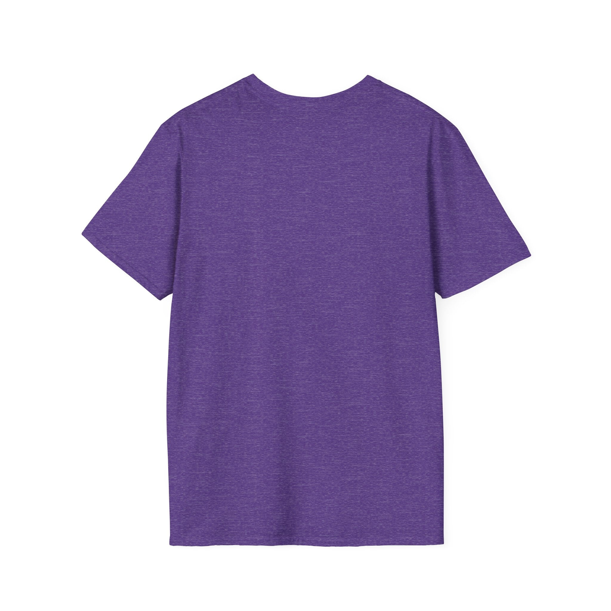 Mountain River T-Shirt — Geometric Blue Peaks & Flowing River