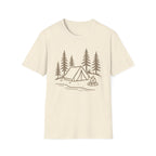 Camping Tent and Campfire T-Shirt