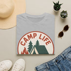 Camp Life T-Shirt — Tent & Campfire Outdoor Tee