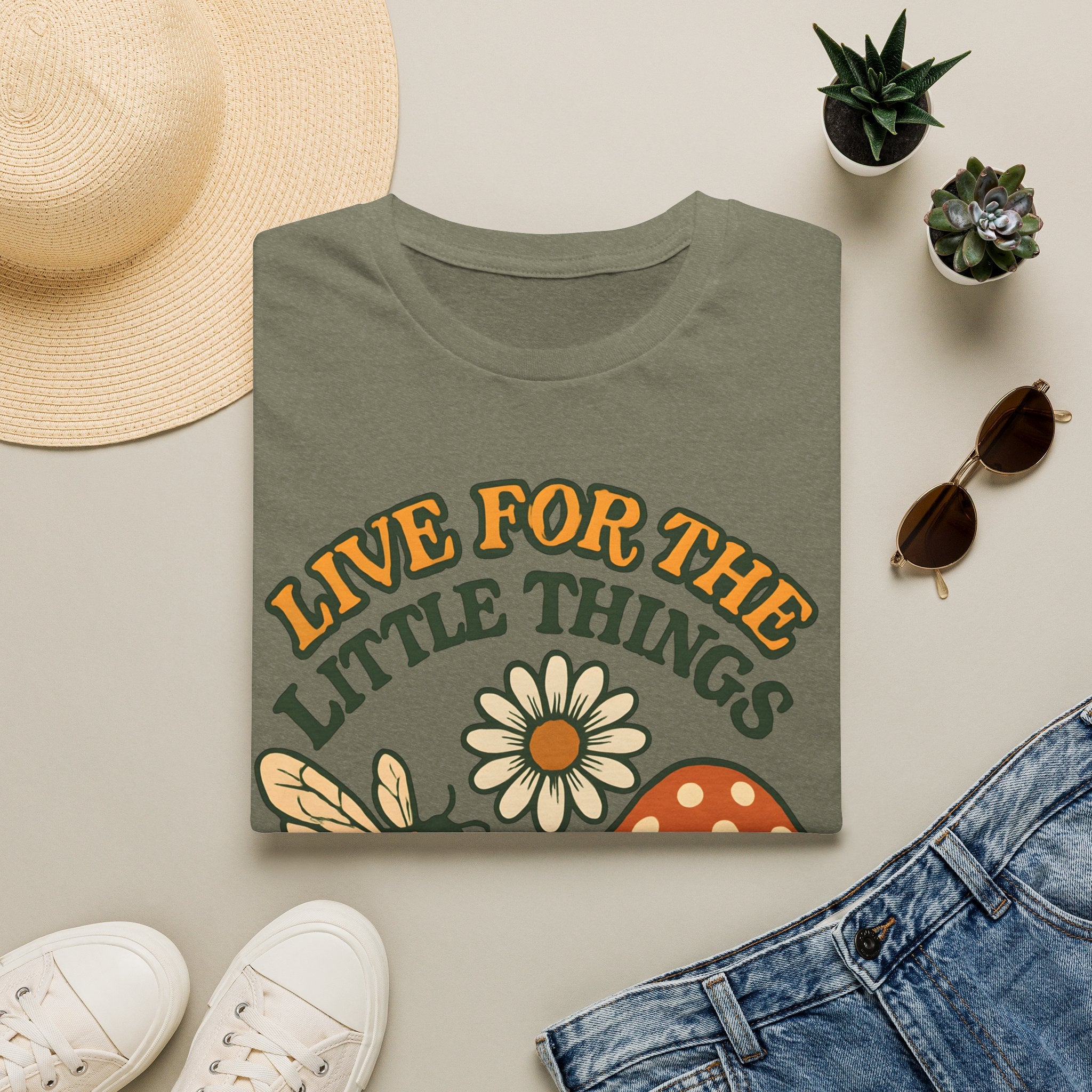 Live For The Little Things Bee & Daisy Vintage T-Shirt