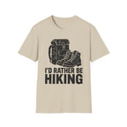 Boots & Backpack "I'd Rather Be Hiking" T-Shirt