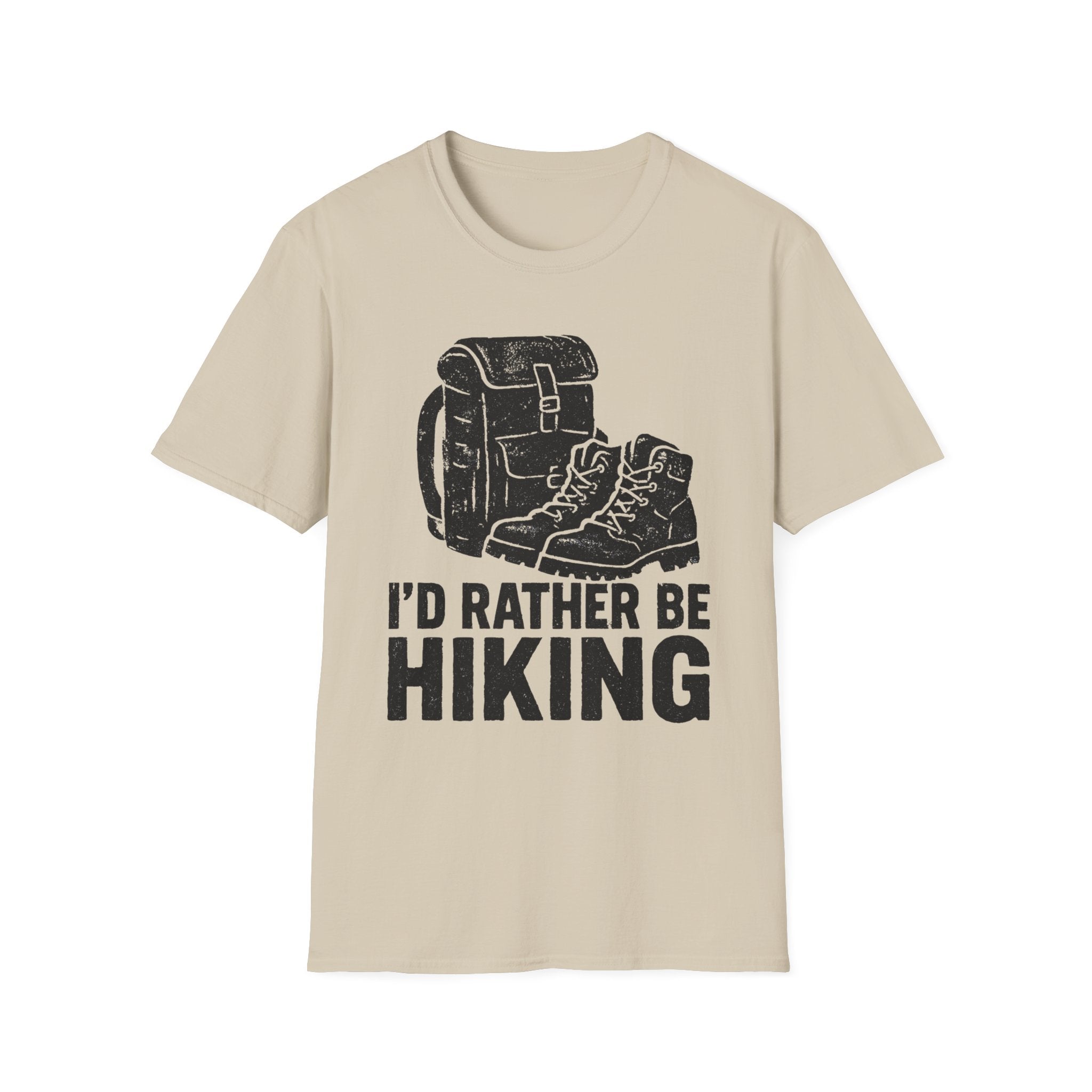 Boots & Backpack "I'd Rather Be Hiking" T-Shirt
