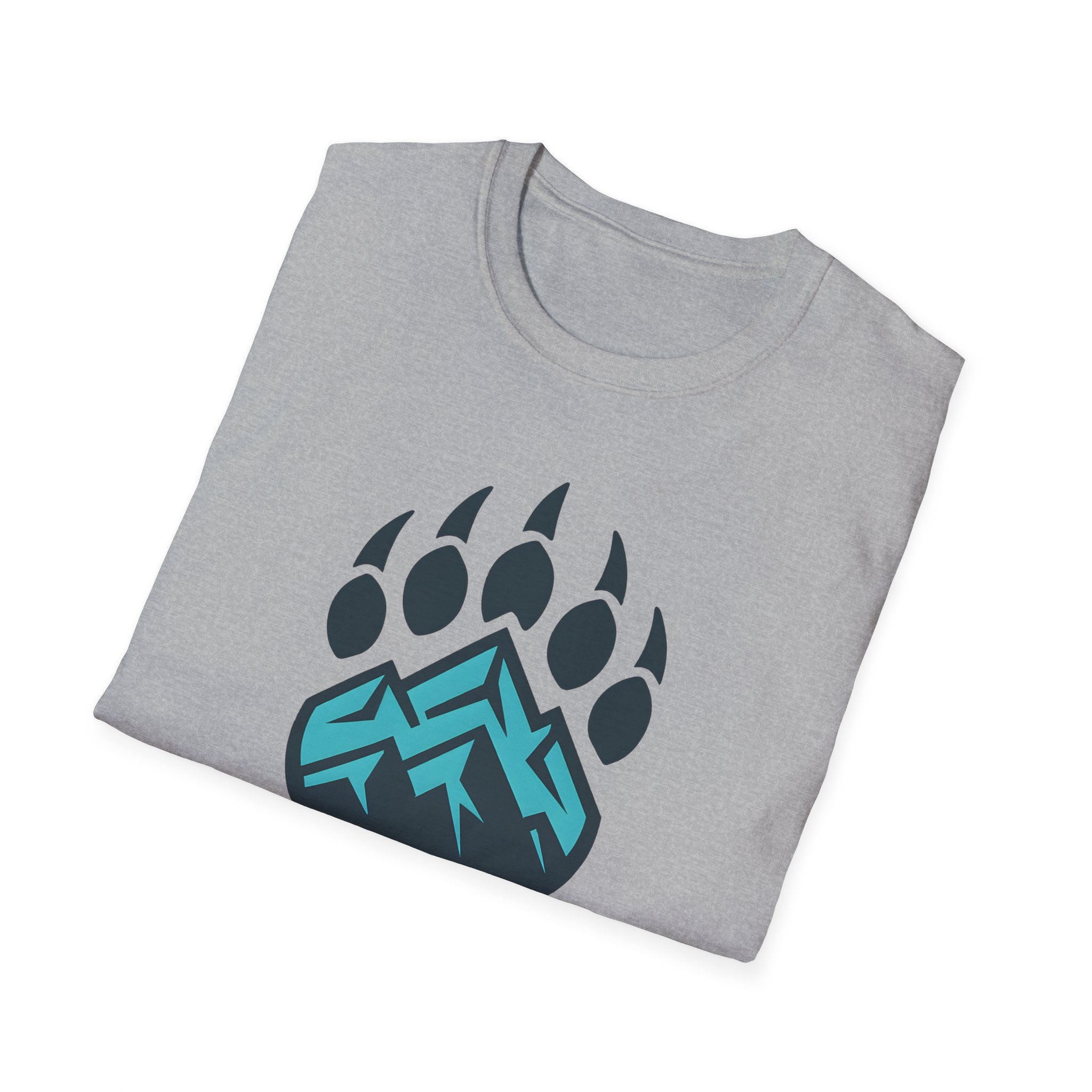 "Stay Wild" Bear Footprint Mountain Emblem T-Shirt