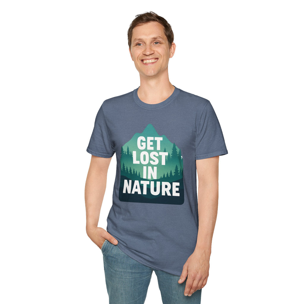 "Get Lost in Nature" Pine Trees T-Shirt