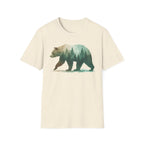 Forest Bear T-Shirt — Watercolor Woodland Bear Graphic Tee Shirt