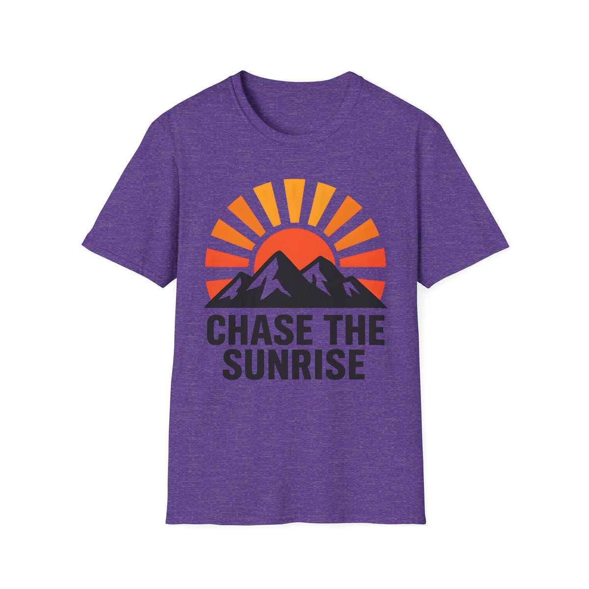 Chase The Sunrise Mountain T-Shirt — Sunrise & Peaks Graphic Tee