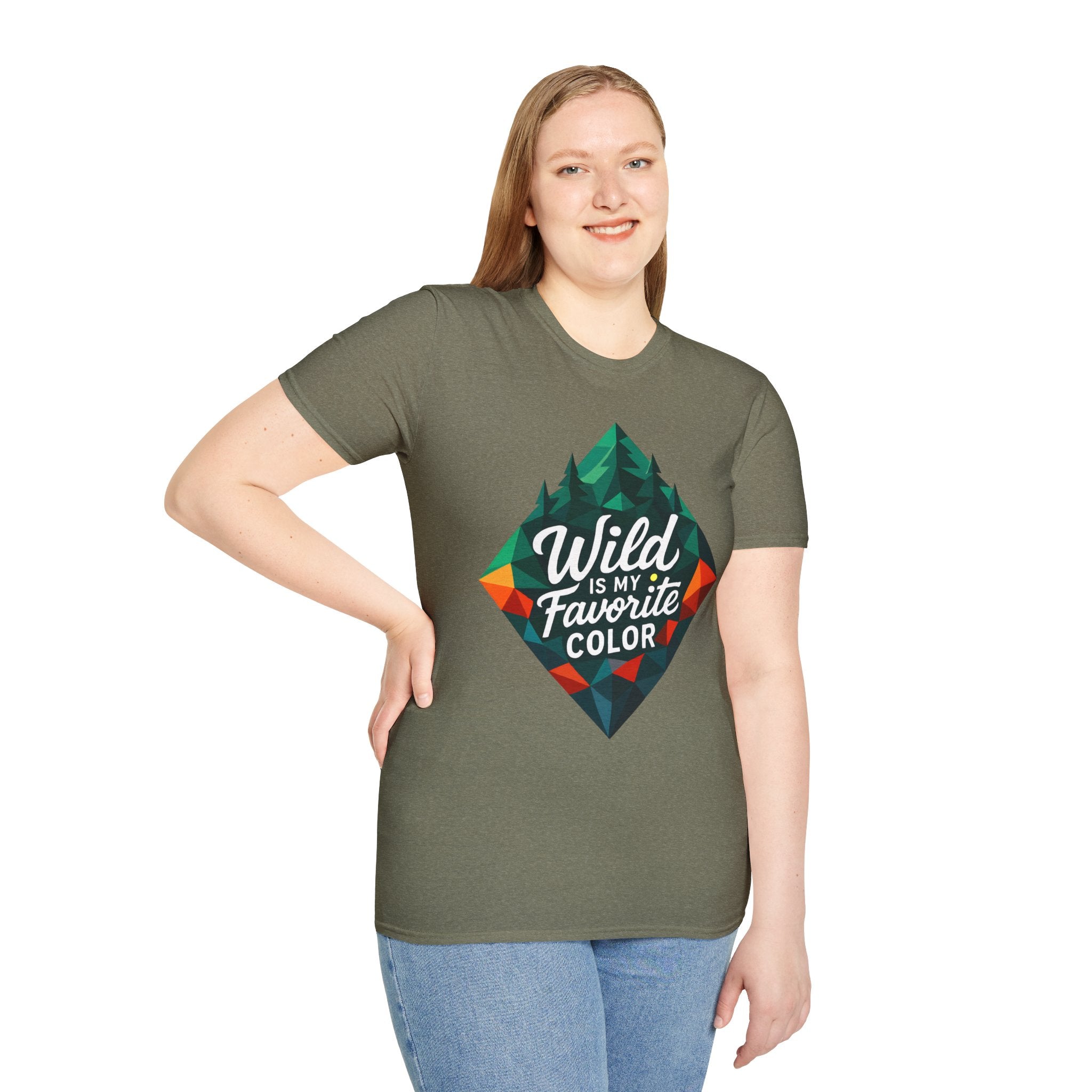 Wild Is My Favorite Color Diamond T-Shirt — Pines & Geometric Logo