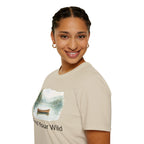 Find Your Wild Canoe T-Shirt — Lake Pine Trees Outdoor Adventure Tee
