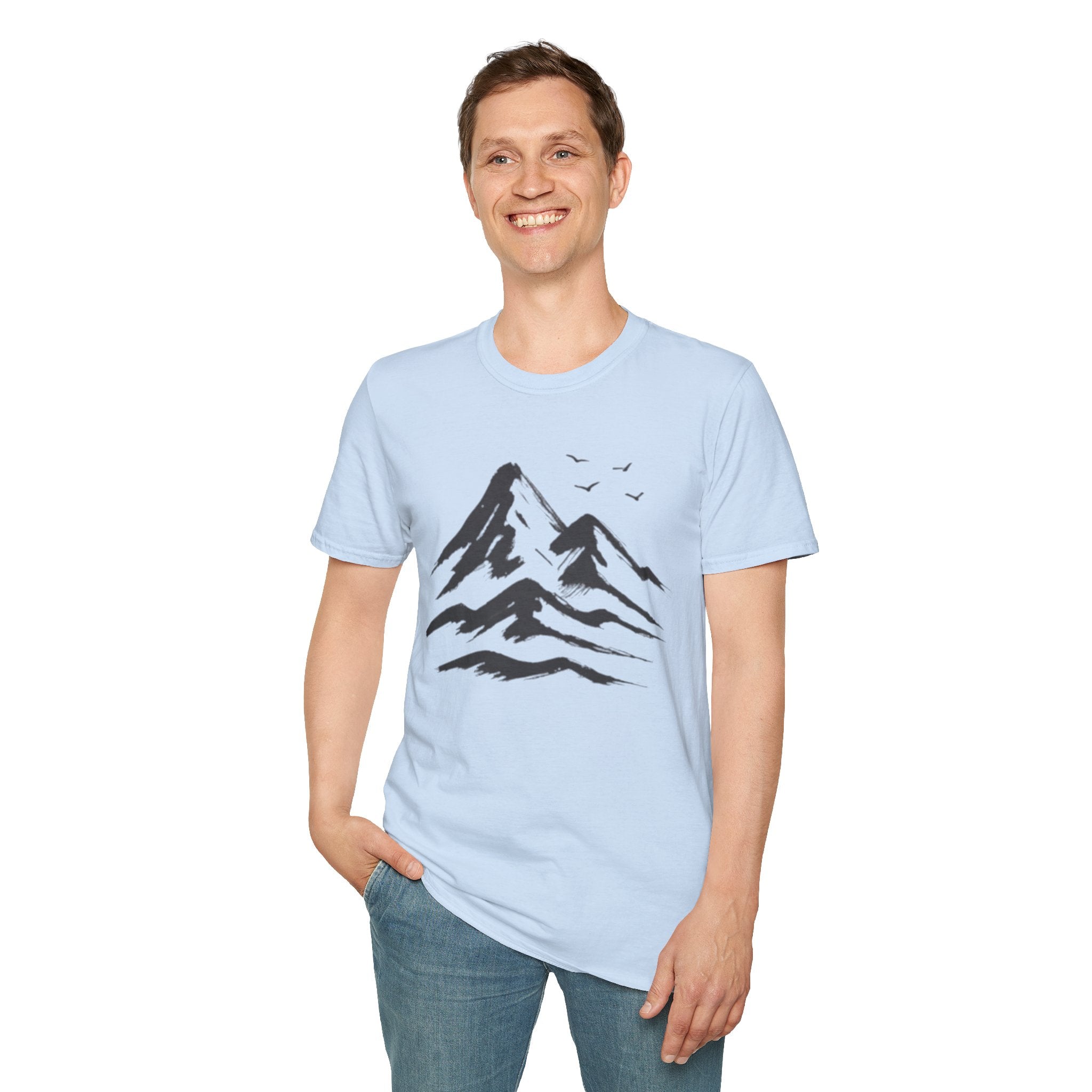 Mountains and Birds T-Shirt