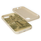 Biodegradable Phone Case — 'Nap Meadow' Mystic Lake Camping Design