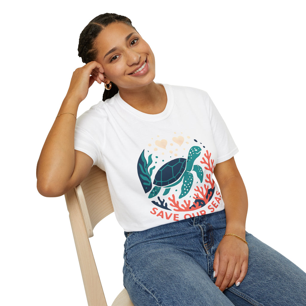 Save Our Seas Sea Turtle T-Shirt — Ocean Conservation Tee