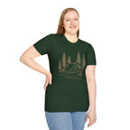 Camping Tent and Campfire T-Shirt