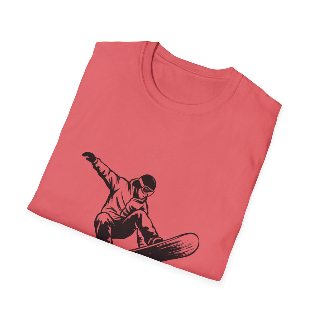 Snowboarder Graphic Tee — Snowboarding Action Shirt