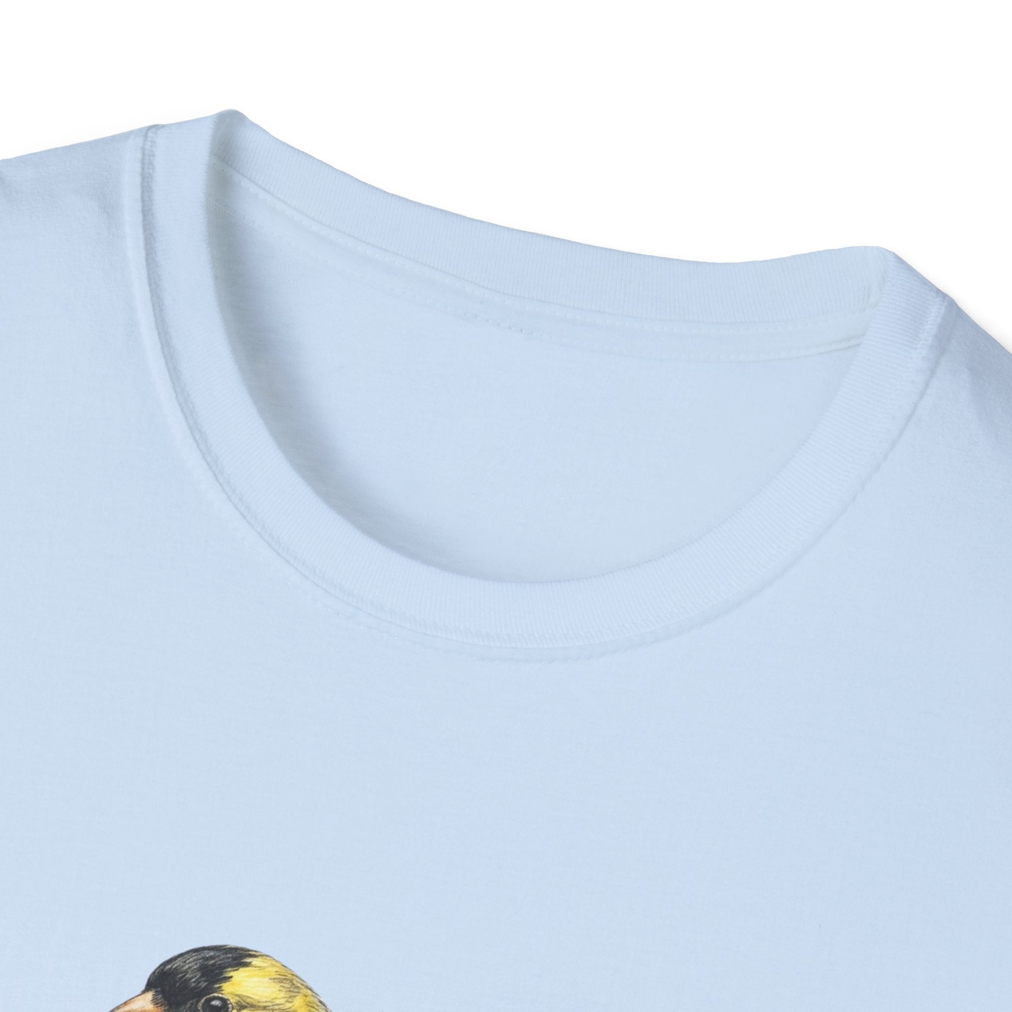 Goldfinch Bird T-Shirt – Vintage Watercolor Songbird Tee