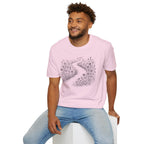 Winding Path Through The Meadow Floral T-Shirt
