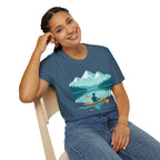 Kayaker on Serene Mountain Lake T-Shirt
