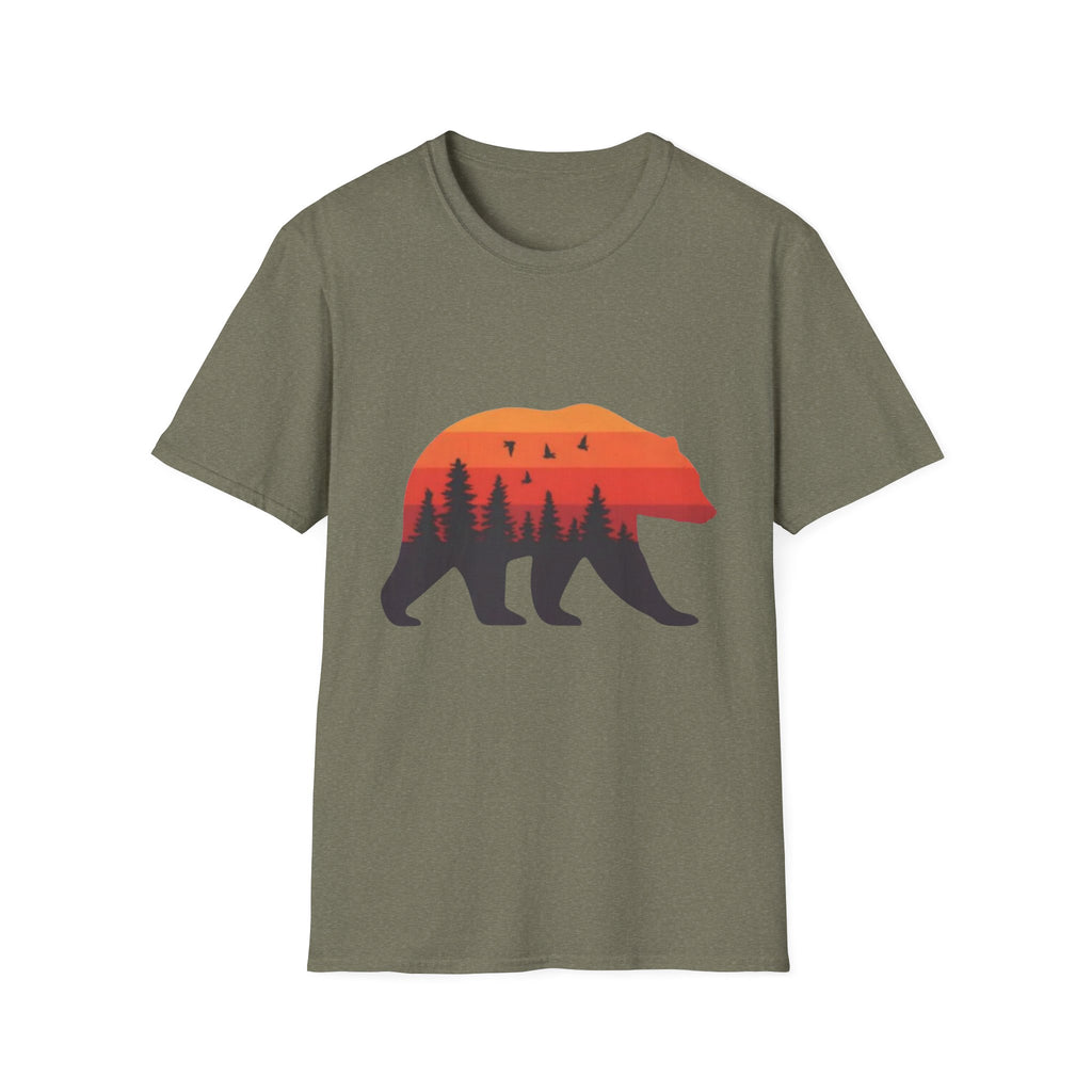 Bear Silhouette at Sunset T-Shirt