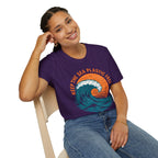 "Keep the Sea Plastic Free" Ocean Conservation Wave Tee Shirt
