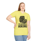 Boots & Backpack "I'd Rather Be Hiking" T-Shirt