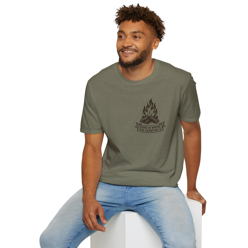 "Home Is Where The Campfire Is" T-Shirt