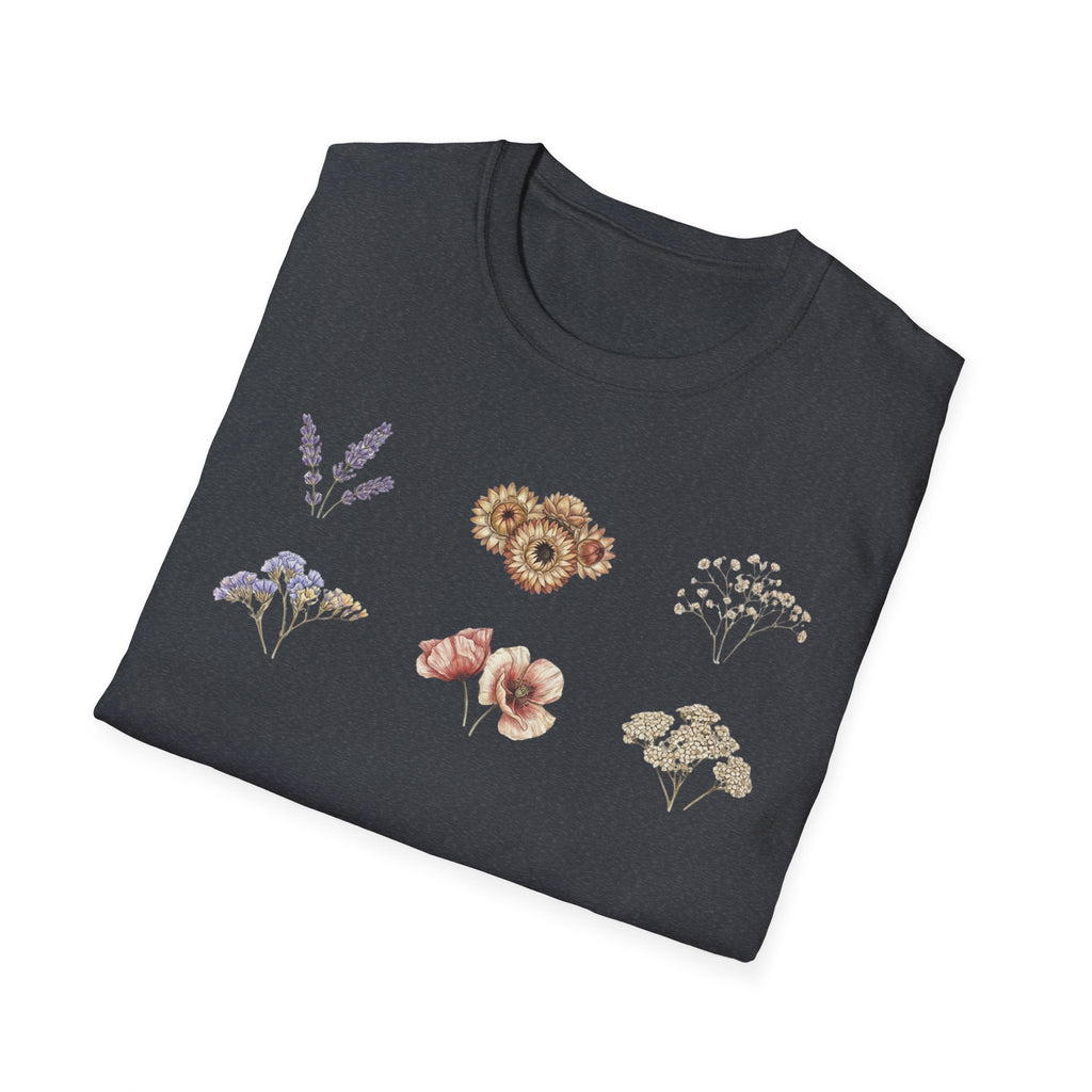 Floral Mini Bouquet T-Shirt — Vintage Botanical Graphic Tee