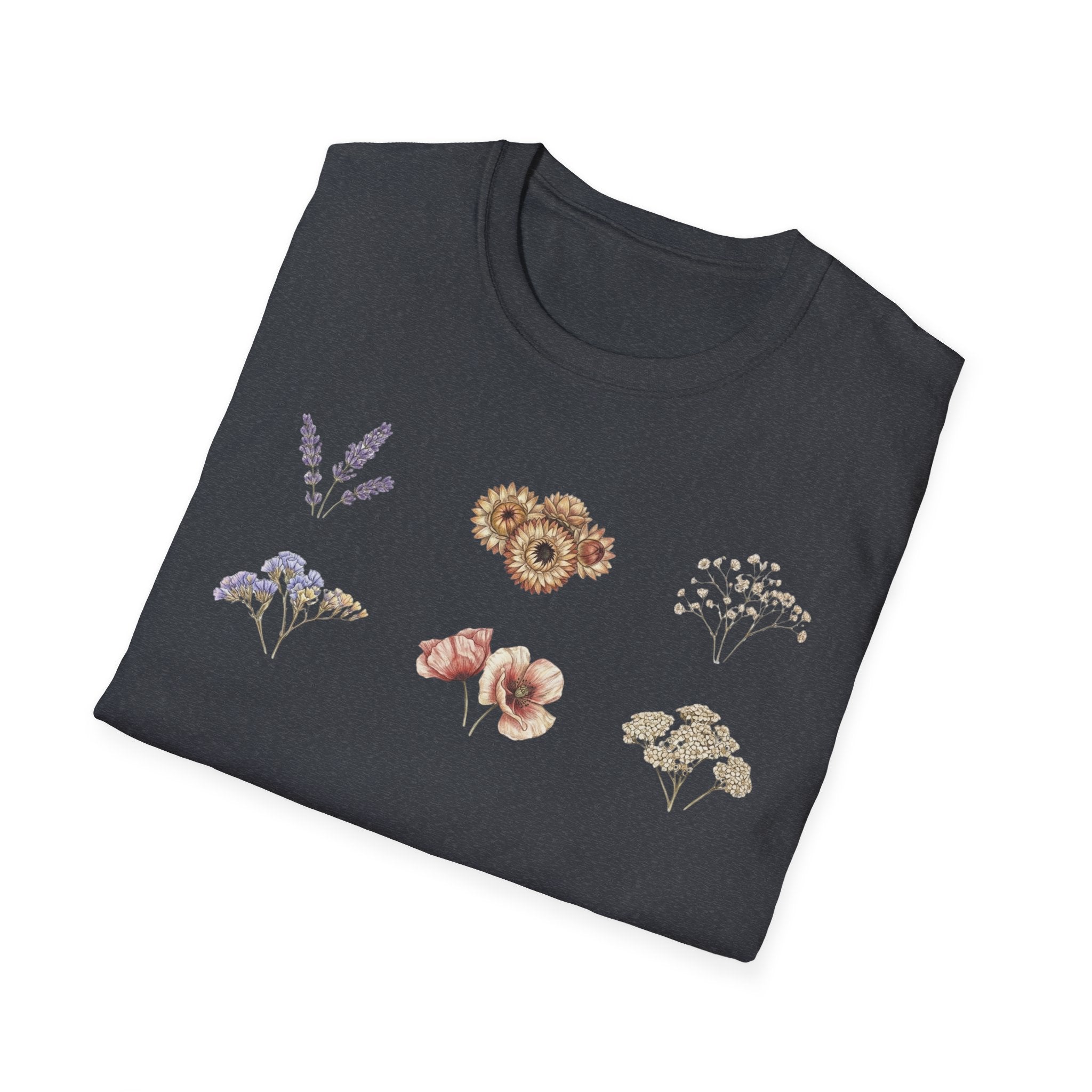 Floral Mini Bouquet T-Shirt — Vintage Botanical Graphic Tee