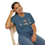 Floral Dried Mini Bouquets T-Shirt — Vintage Botanical Graphic Tee