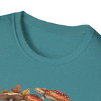 Mushroom & Autumn Leaves T-Shirt