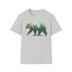 Forest Bear T-Shirt — Watercolor Woodland Bear Graphic Tee Shirt