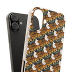 Eco-Friendly Phone Case — Vintage Camper Pattern Biodegradable iPhone Cover