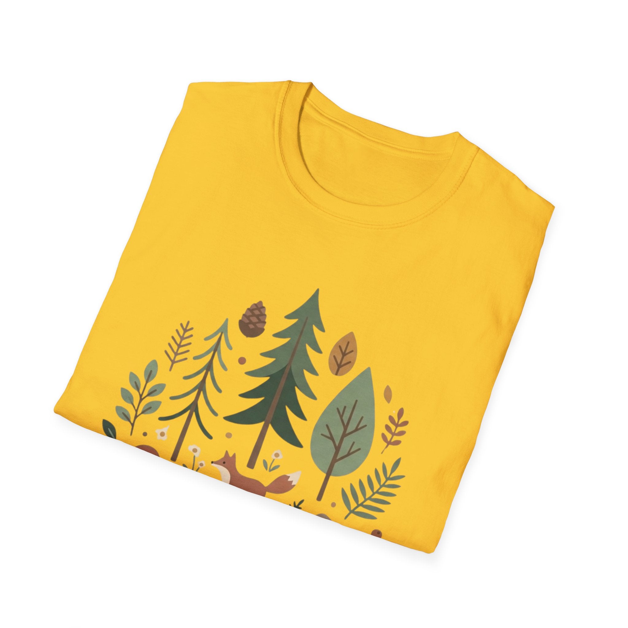 Woodland Fox T-Shirt — Nature Forest Camping Graphic Tee