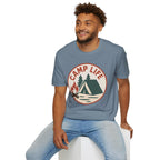 Camp Life T-Shirt — Tent & Campfire Outdoor Tee