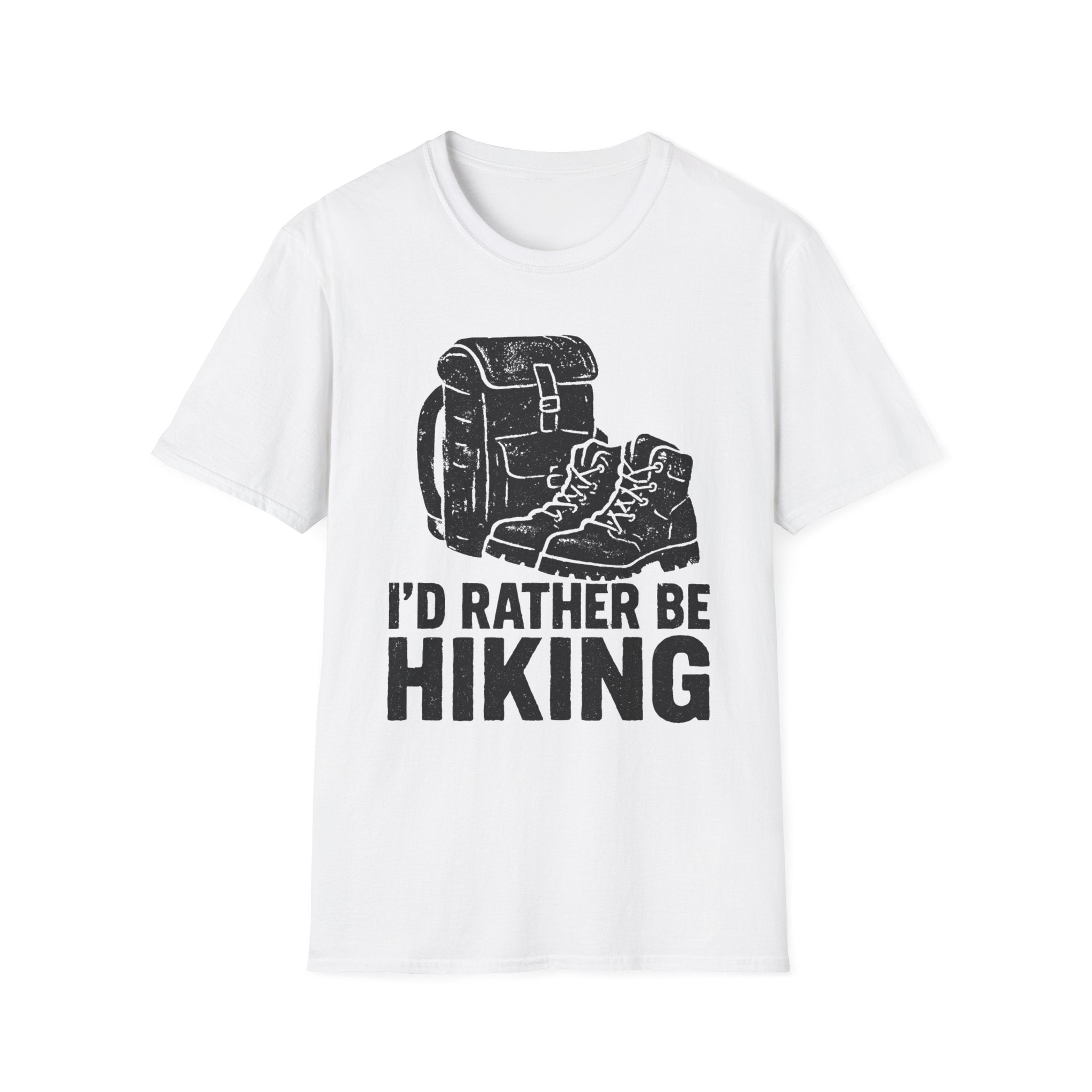 Boots & Backpack "I'd Rather Be Hiking" T-Shirt