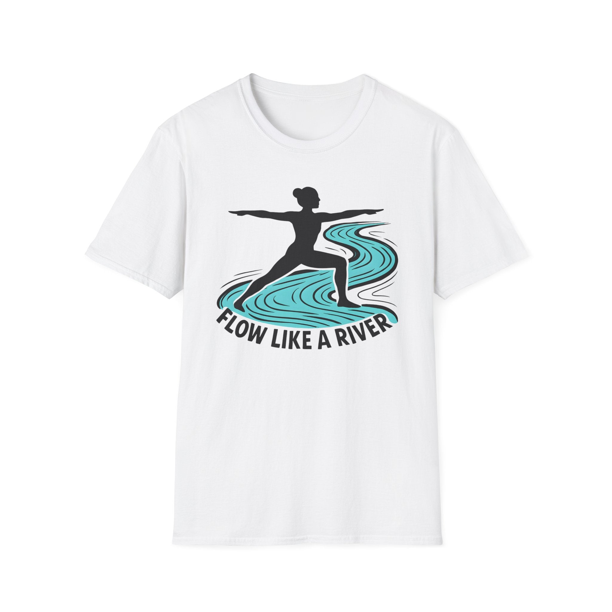 "Flow Like A River" Yoga T-Shirt