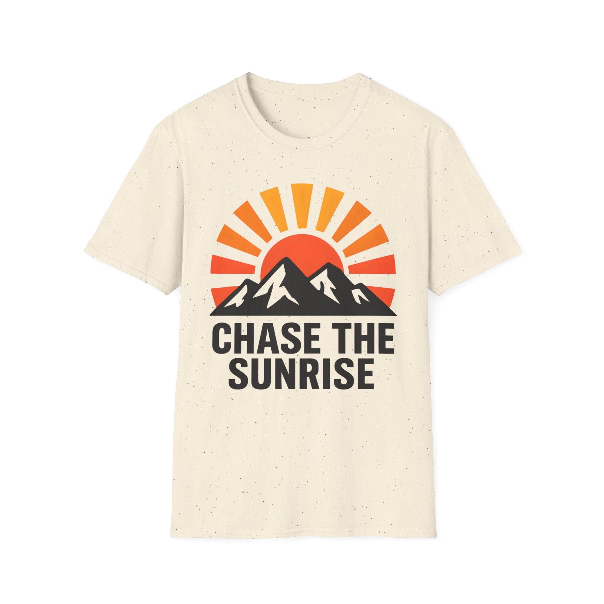 Chase The Sunrise Mountain T-Shirt — Sunrise & Peaks Graphic Tee