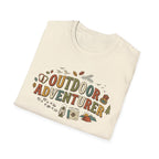 "Outdoor Adventurer" T‑Shirt Camping, Hiking & Exploration Graphic Tee Shirt