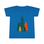 Toddler T-Shirt - Colorful Geometric Pine Trees Kids Tee